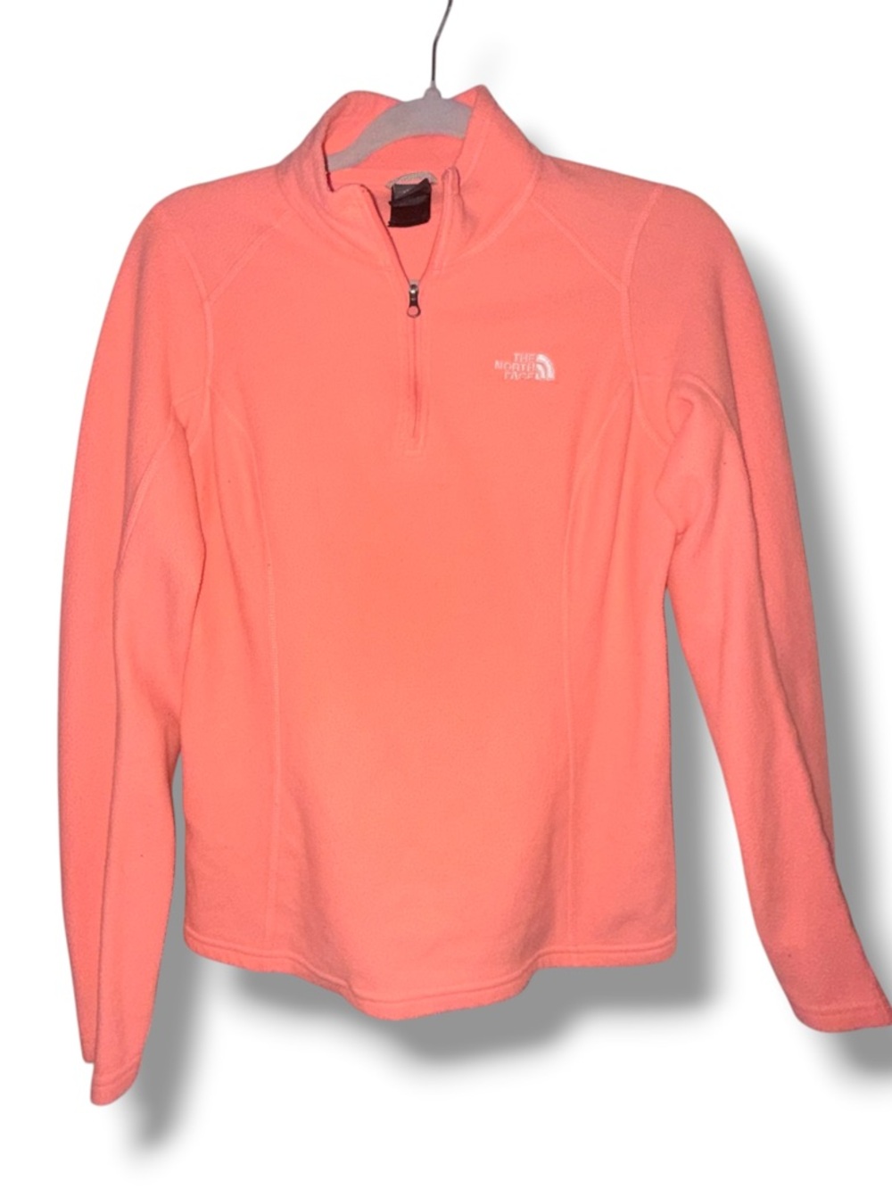 The North Face coral fleece pullover